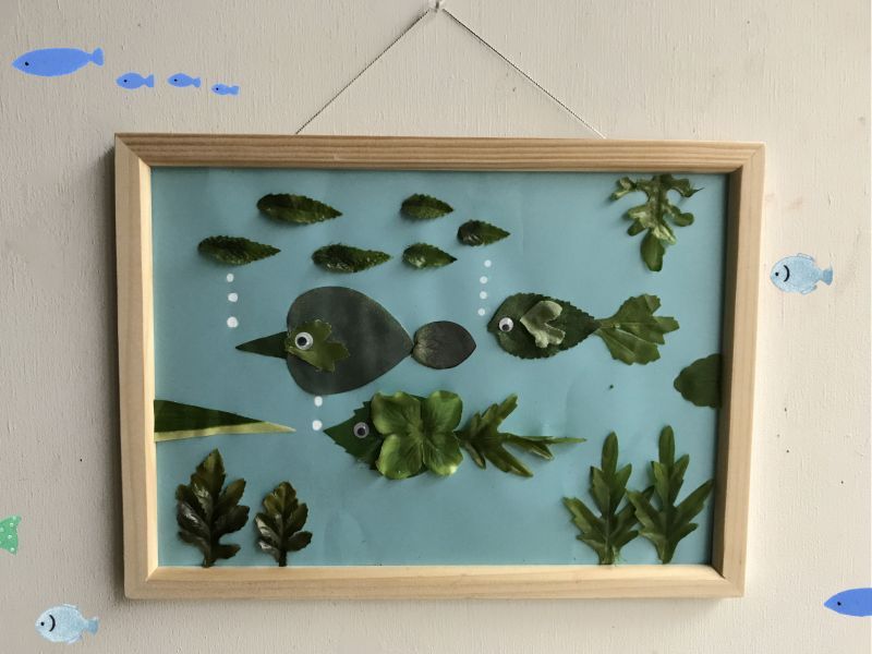 画像1: 「葉っぱ水族館」　制作キット